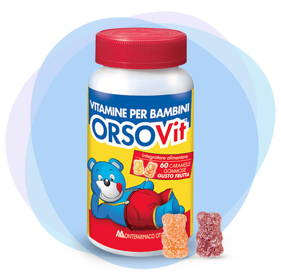 Integratori vitaminici bambini Orsovit vitamine gommose Integratori vitaminici bambini Orsovit vitamine gommose