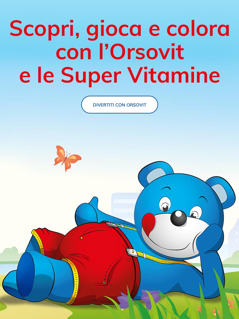 Spiegare vitamine bambini gioco Orsovit