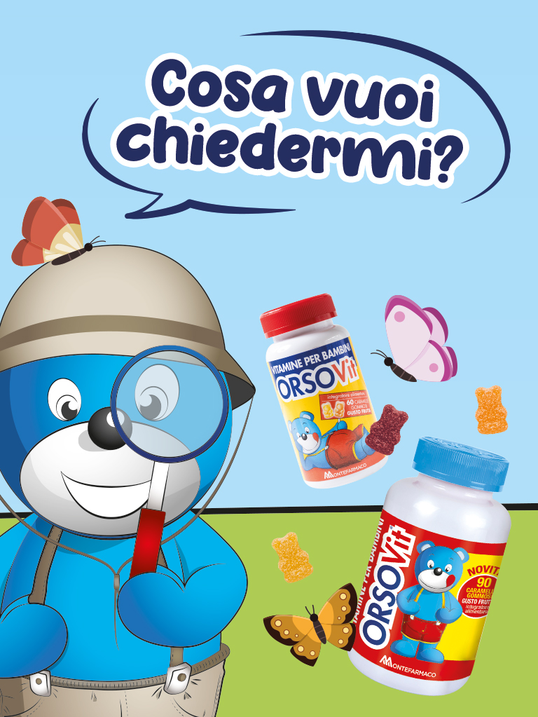 Spiegare vitamine bambini gioco Orsovit